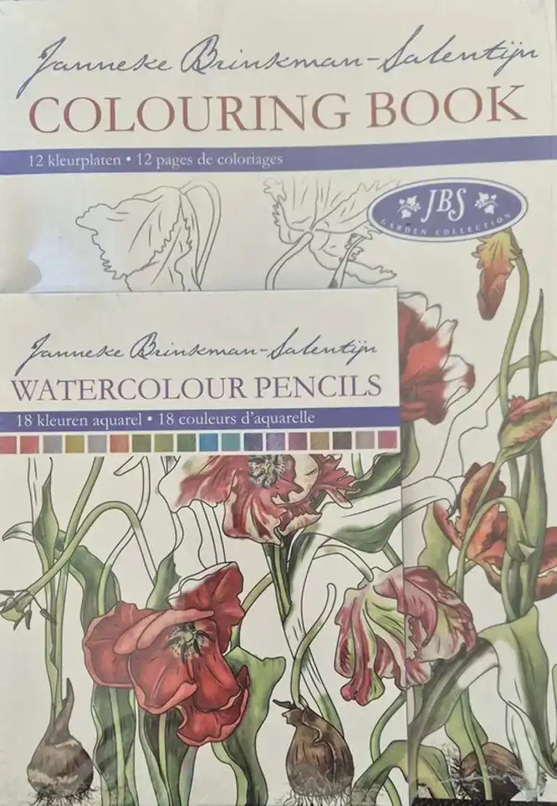 Janneke Brinkman Colouring Book Klaproos