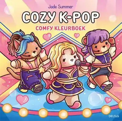 Comfy kleurboek Cozy K-Pop