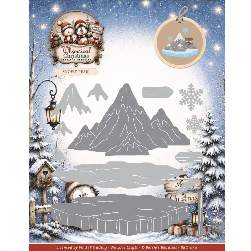 Snijmal Berries Beauties Whimsical Christmas Snowy Peak