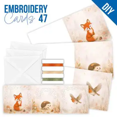 Stitch & Do Cards 47 Autumn Friends