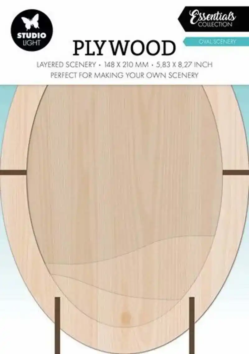 Studio Light plywood Oval scenery