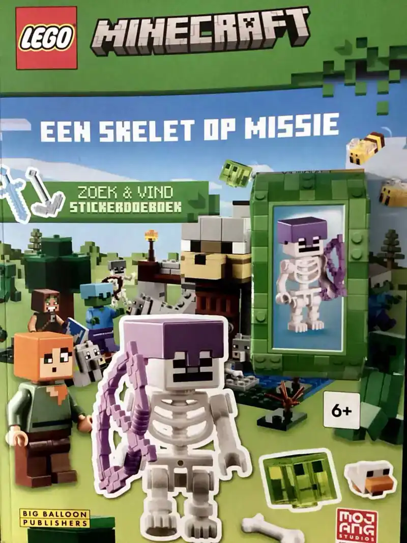 Lego Minecraft; Een skelet op missie