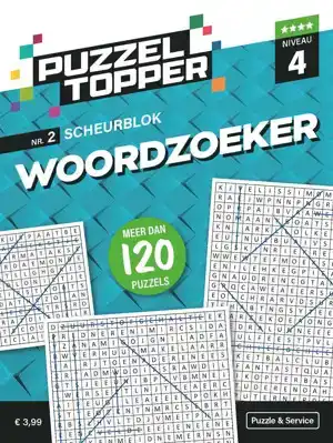 Puzzelblok woordzoeker 4 punt nr.2 Puzzeltopper