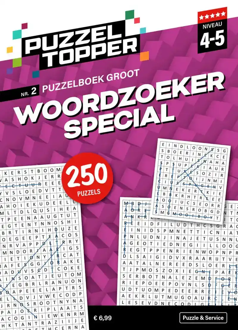 Puzzelboek groot Special Woordzoeker 4-5 punt nr2<br>