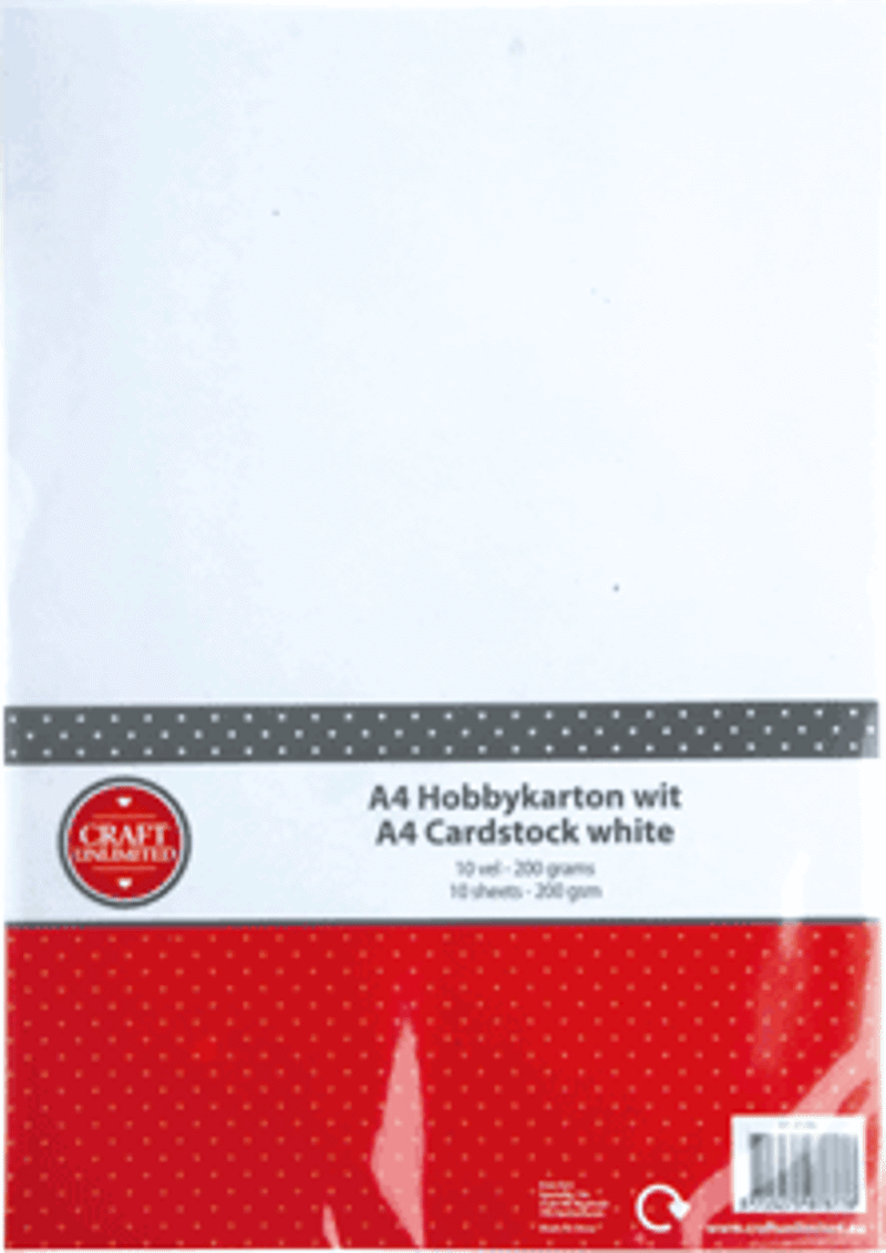 Hobbykarton A4 Wit