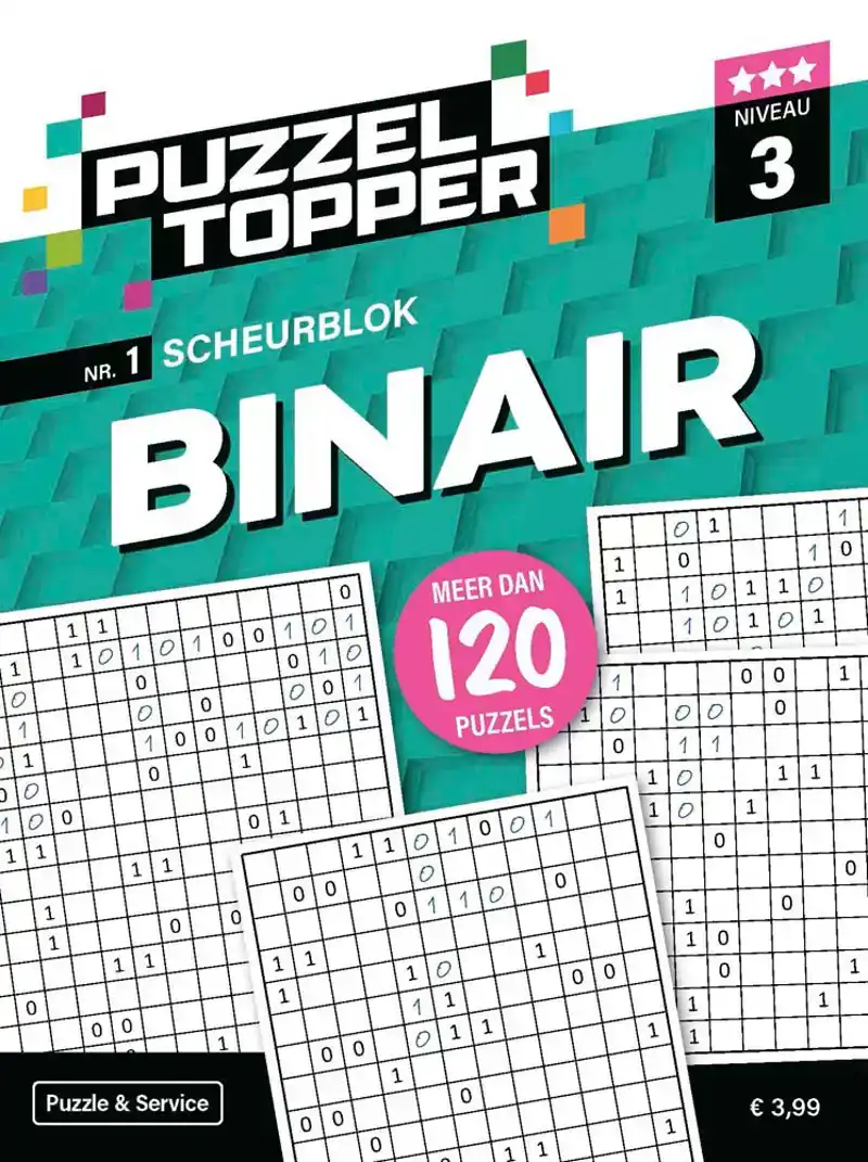 Puzzelblok Binair 3 punt nr1