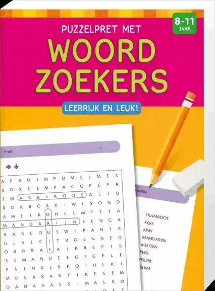 Puzzelpret Met Woordzoekers (8 Tot 11 Jaar)