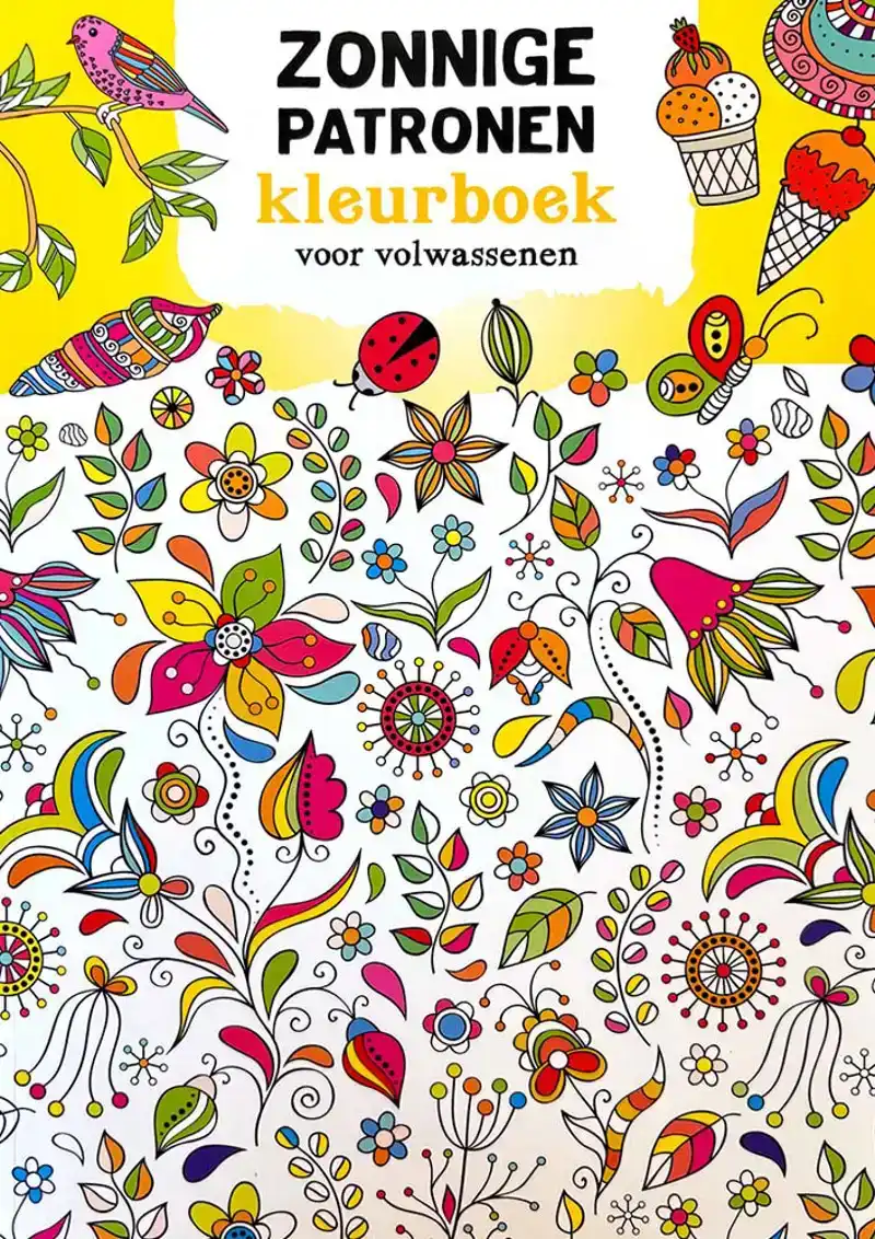 Zonnige patronen kleurboek
