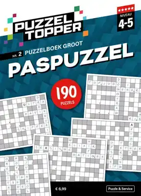 Puzzelblok Groot Paspuzzel 4-5 punt nr2 Puzzeltopper