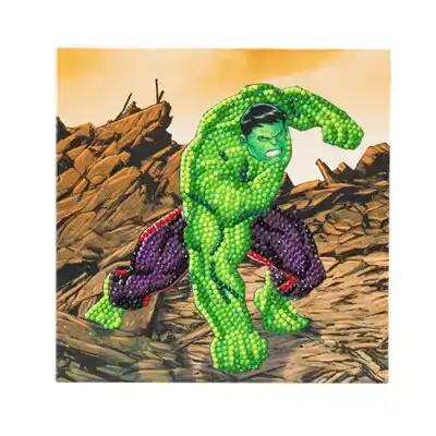 Crystal Card Kit Hulk 18x18cm