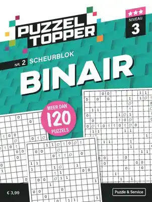 Puzzelblok binair 3 punt nr.2 puzzeltopper