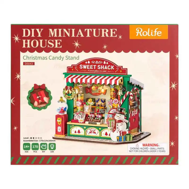 Robotime christmas candy stand DS043