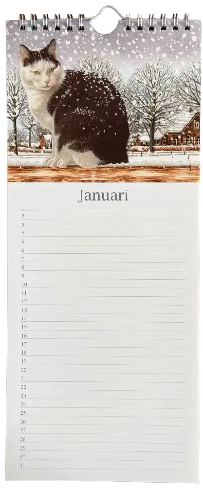 Verjaardagskalender Franciens katten