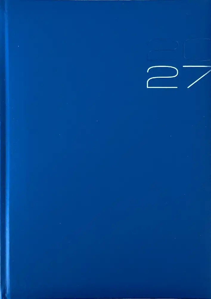 Weekagenda 2027 blauw