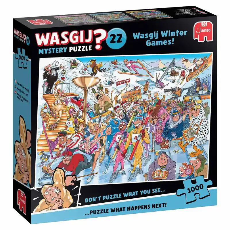 Legpuzzel Wasgij Mystery 22 Winterspelen! 1000 stukjes