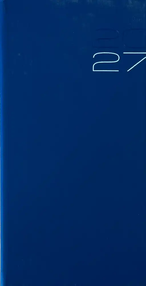 Zakagenda staand 2027 donkerblauw