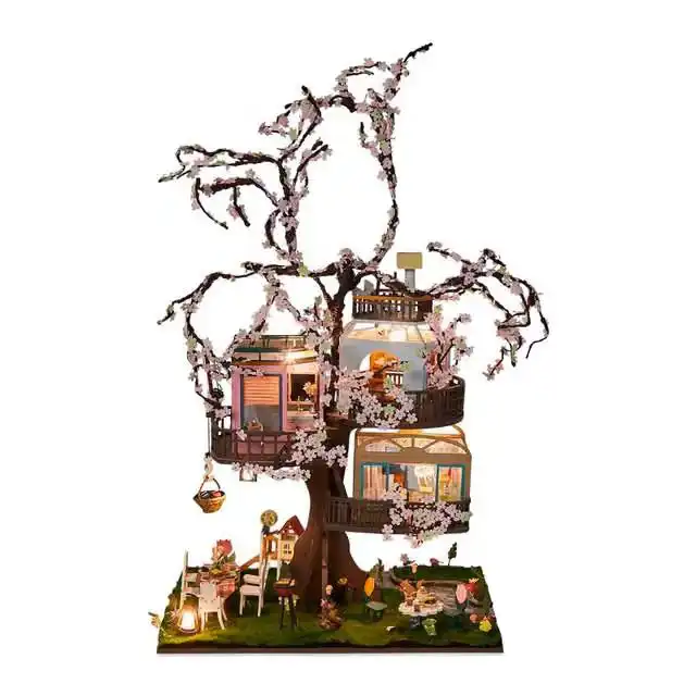 Miniatuur huisje Sakura boomhut