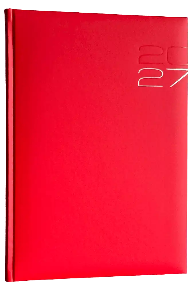 Weektimer A4 2027 rood