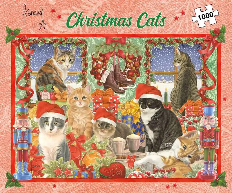 Legpuzzel Franciens Katten 1000 Stukjes