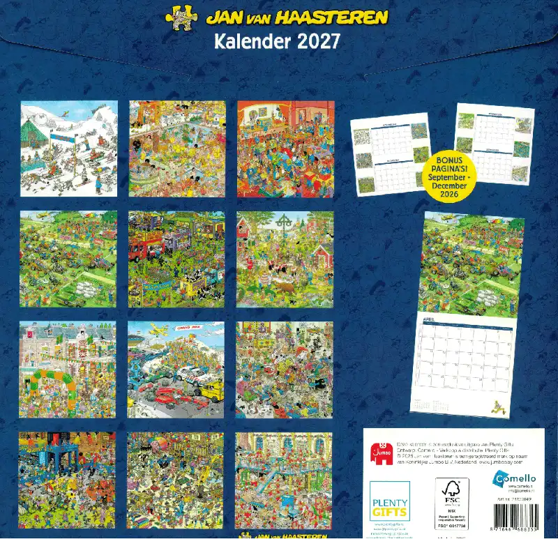 Kalender 2027: jan van haasteren