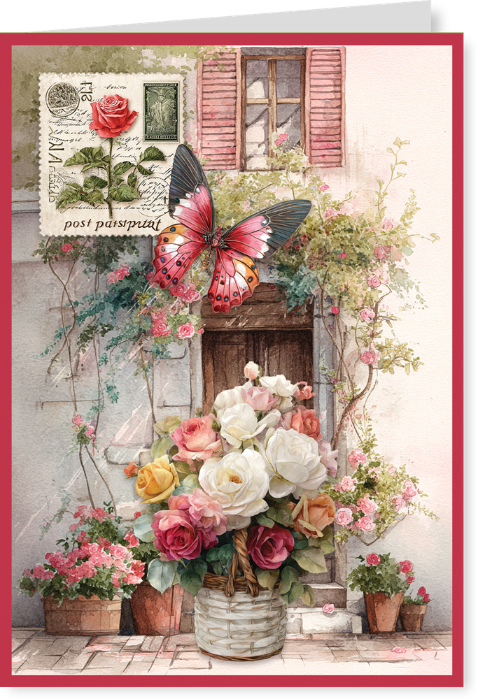 Blush and kisses kaarten pakket