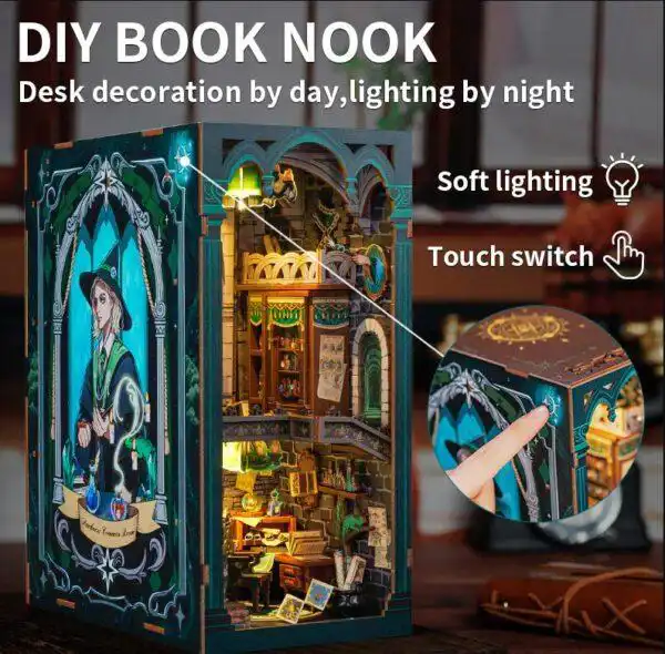 Cutebee DIY Booknook Darkness Common Room