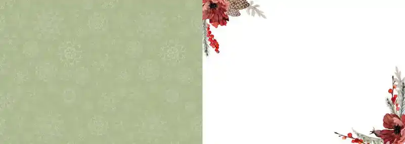 Kerstkaart 2025 kerstdagen met rode kerstbloem