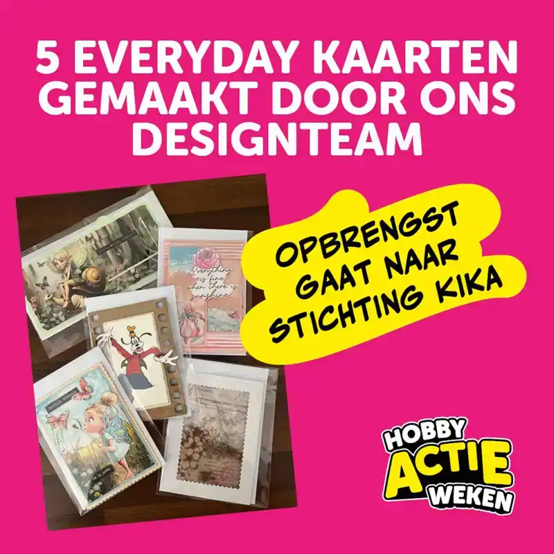Kaarten Design team Every day 5st tbv KiKa
