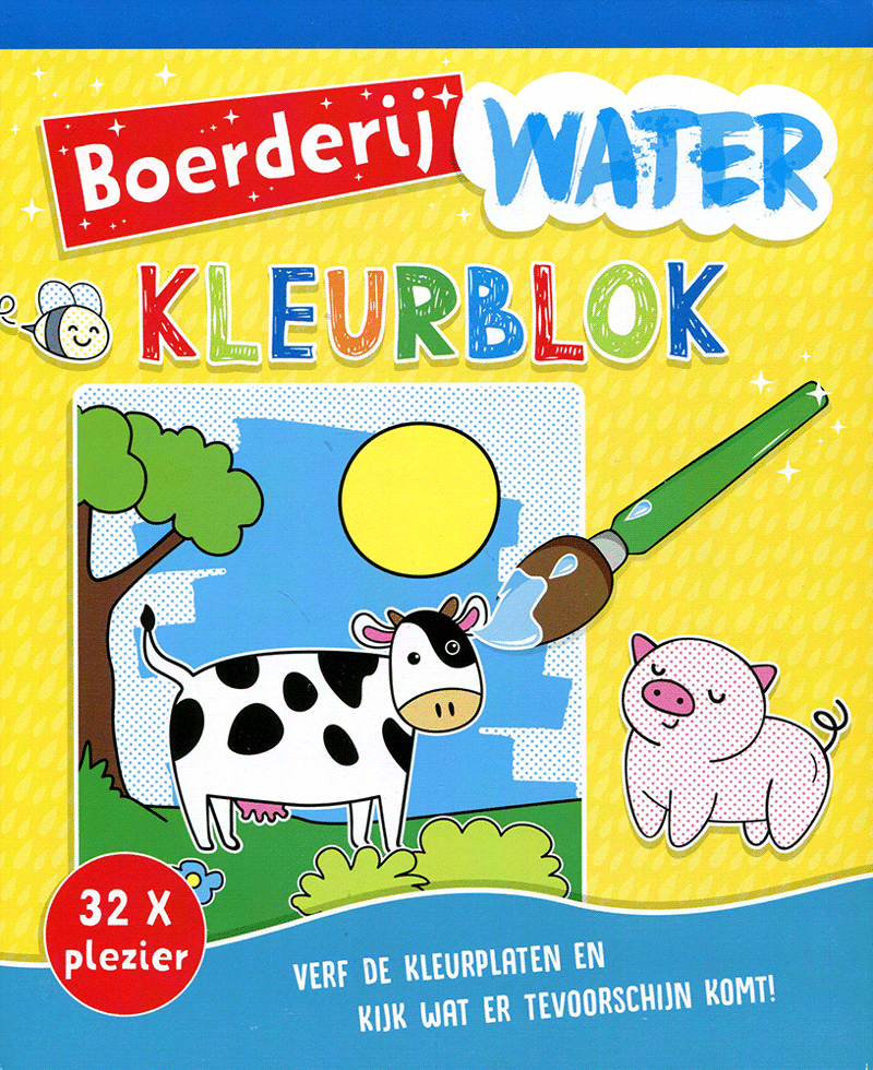Waterkleurblok Boerderij