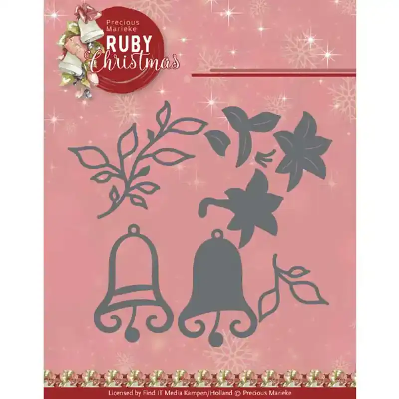 PM Ruby Christmas snijmal Ruby bells