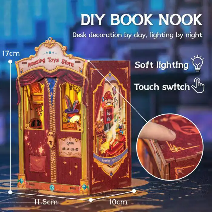 Cutebee 3D Booknook Amazing Toy Store
