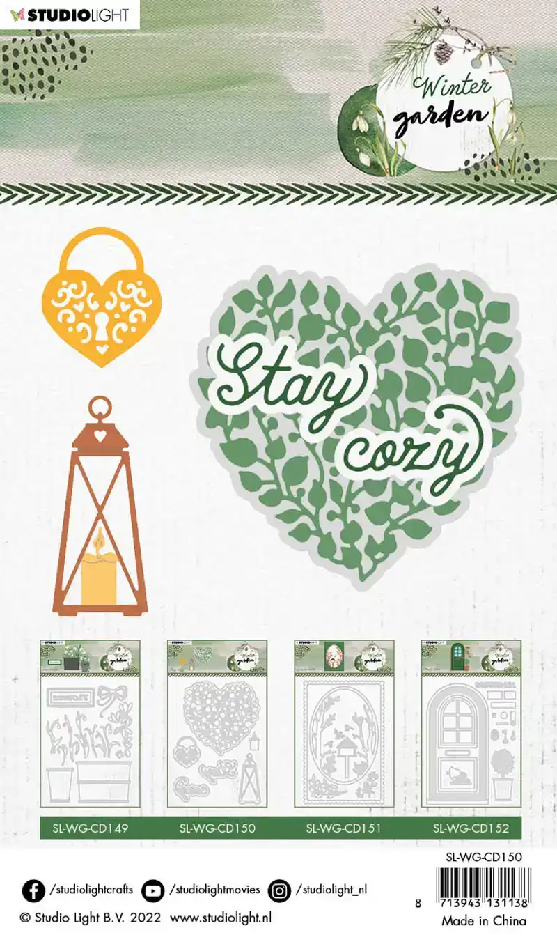 Studio Light snijmallenset Stay Cozy Winter Garden NR.150