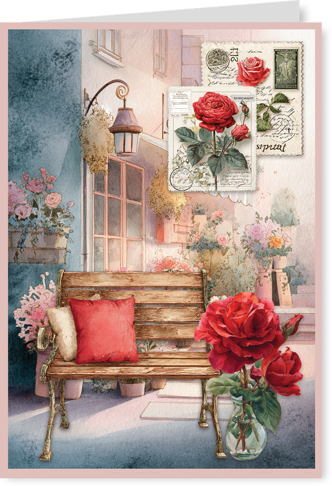 Blush and kisses kaarten pakket