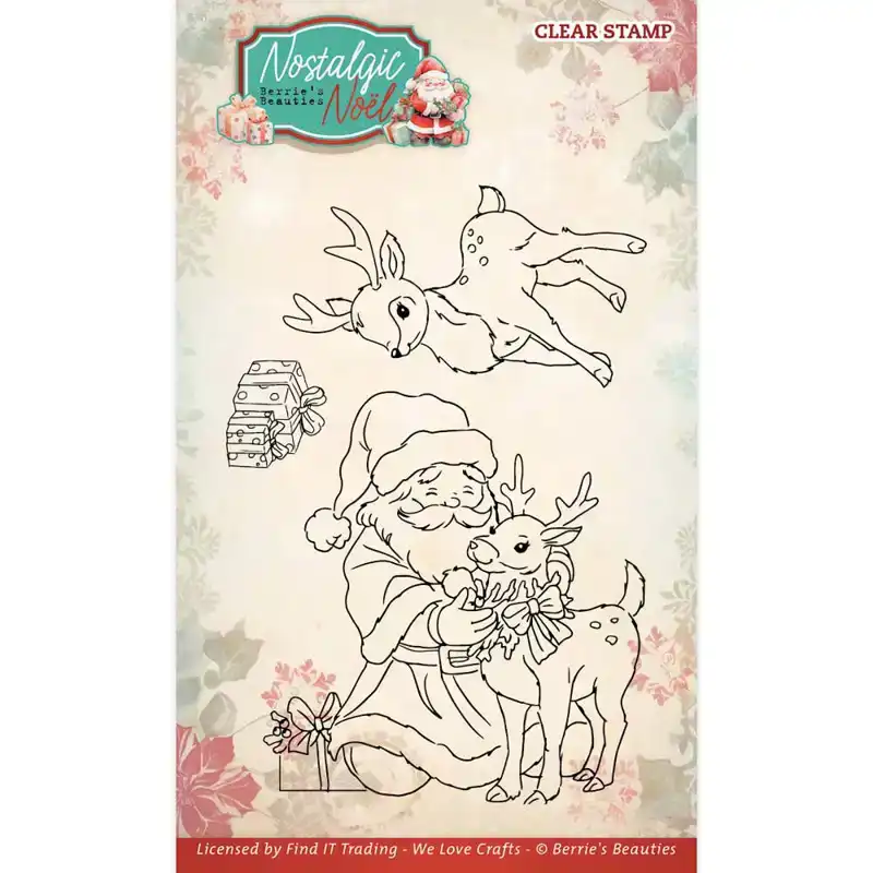 BB Nostalgic noel Clear stamp Deer