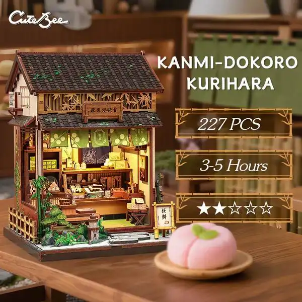 Cutebee 3D DIY huisje Kanmi Dokoro Kurihara