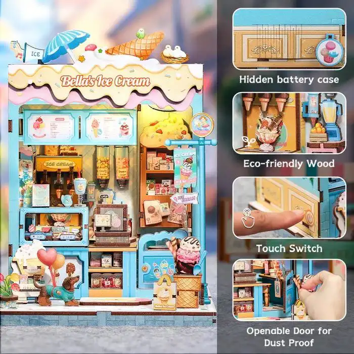 Cutebee 3D DIY huisje Bella’s Ice Cream