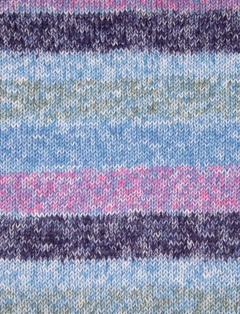 Cotton Quick Print 254 Ijsblauw/ Aubergine/ Salie/ Roze 50gr