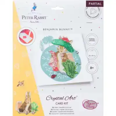 Crystal Card Kit Bejamin Bunny 18x18cm