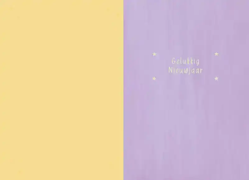 Kerstkaart 2025 Prettige kerst gekleurde bomen