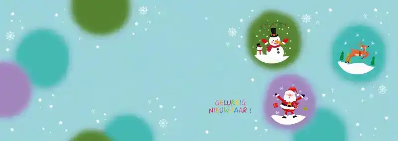 Kerstkaart 2025 ho ho ho getekend