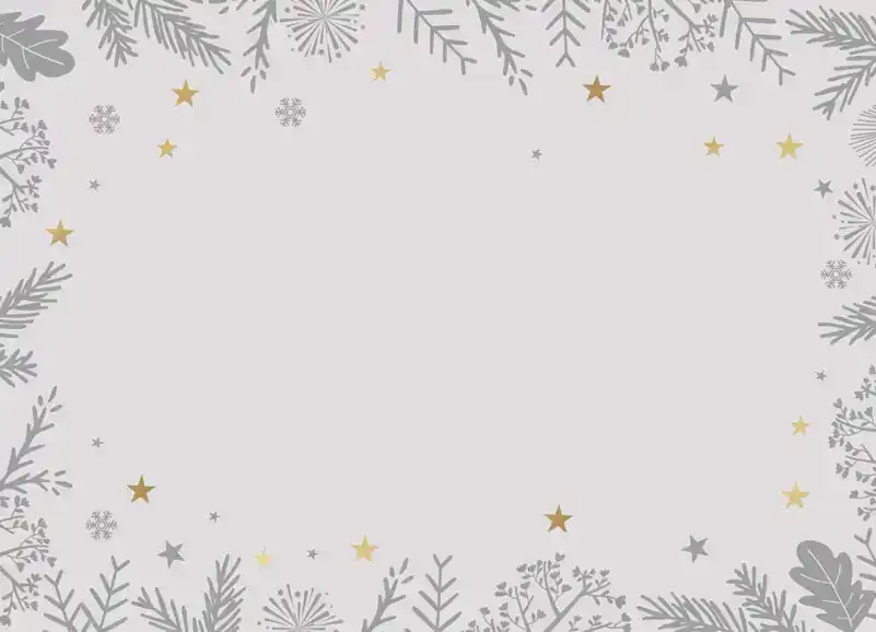 Kerstkaart 2025 Kerstdagen wit goud / zwart goud