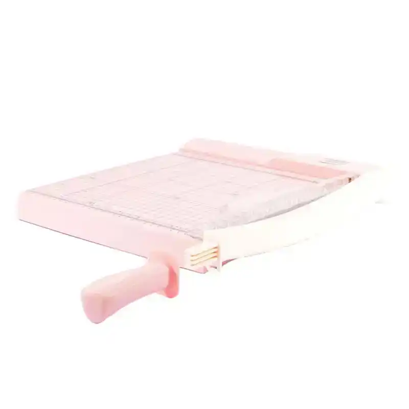 Guillotine Papersnijder 30cm roze Vaessen