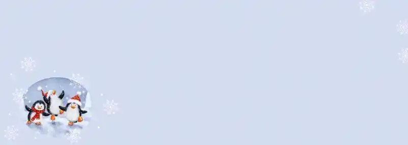 Kerstkaart 2025 Pinguins