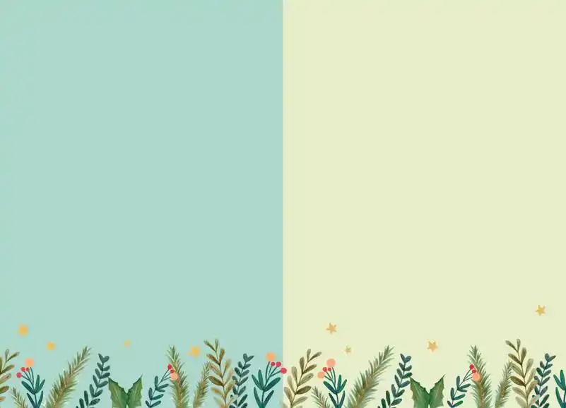 Kerstkaart 2025 kerstdagen groen boom/ kerstdagen roze kerstbal